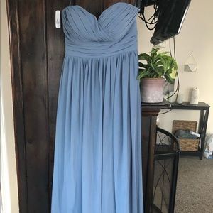BILL LEVKOFF ** bridesmaid Dress in Slate Blue